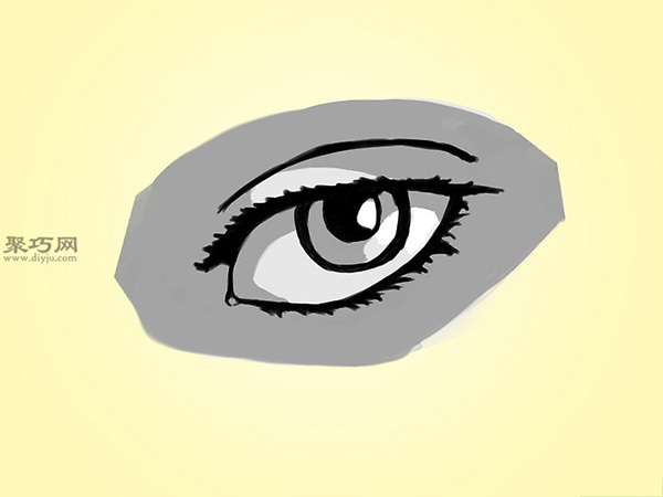 素描如何画真实眼睛 6