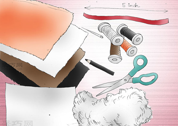 手工DIY圣诞树毛毡雪人饰品教程 14.jpeg
