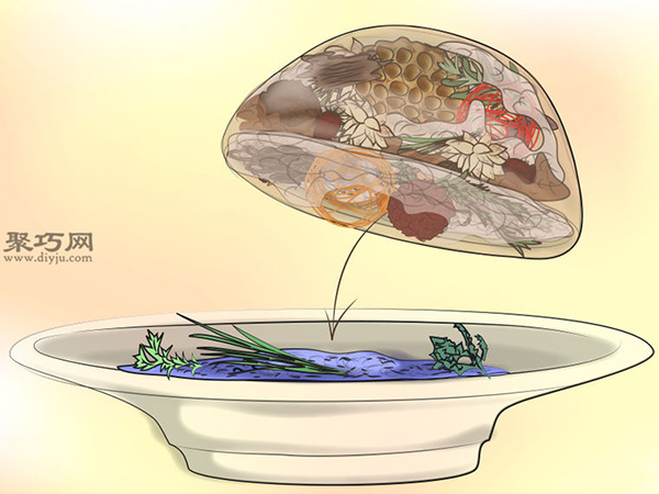 百花香的湿式制作法图片教程 19