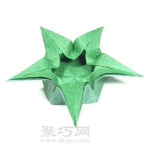 五花瓣盒子折纸教程