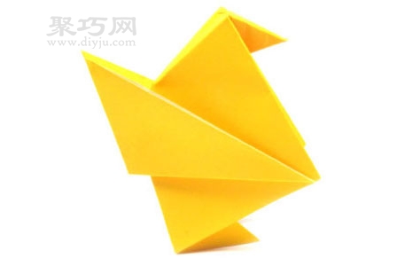 手工折纸小鸡步骤图解