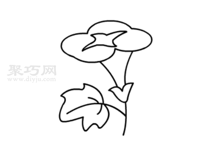牵牛花怎么画简单又漂亮 来学牵牛花简笔画画法