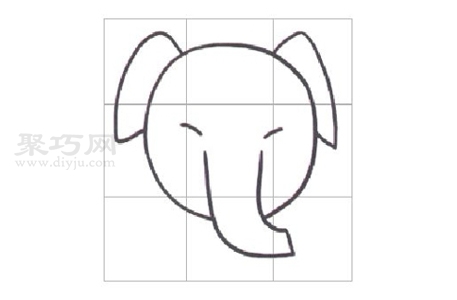 幼儿画大象简单画法 来学大象简笔画