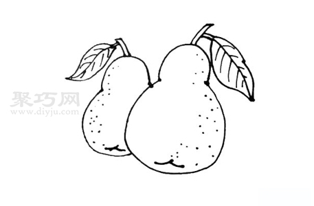 一步一步画梨 儿童画梨简笔画