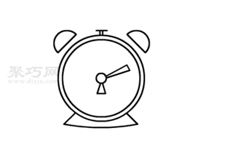 闹钟如何画简单又漂亮 来学闹钟简笔画画法