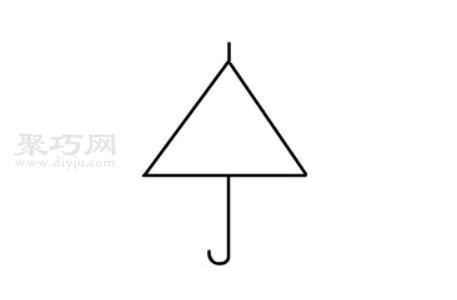 雨伞画法 一起来学雨伞简笔画