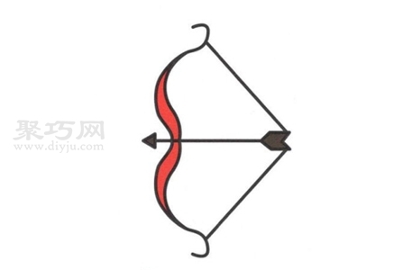 弓箭怎么画 弓箭简笔画画法