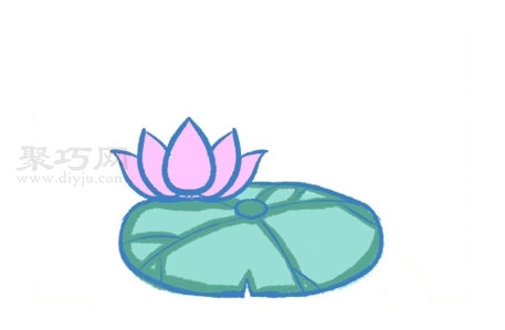 荷花简笔画怎么画 荷花简笔画步骤