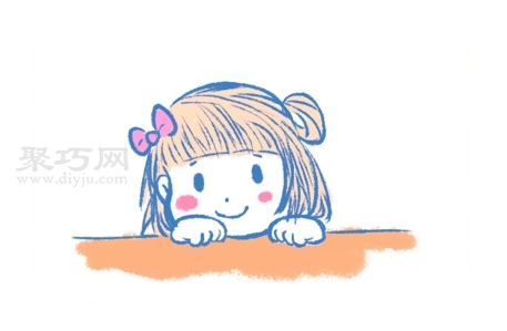 小女孩如何画才好看 小女孩简笔画画法