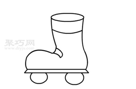 幼儿画轮滑鞋 一起来学轮滑鞋简笔画