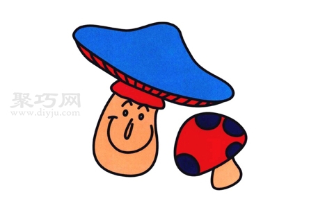 怎么画小蘑菇好看又简单 一步一步教你画小蘑菇简笔画