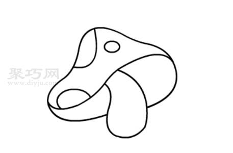 蘑菇简笔画简单画法