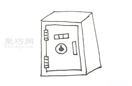 保险柜简笔画
