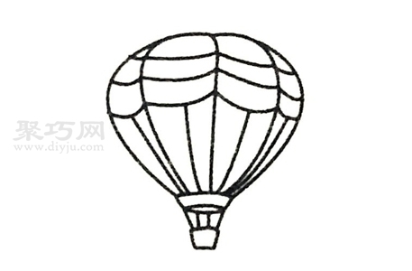 热气球画法教程 一起来学热气球简笔画