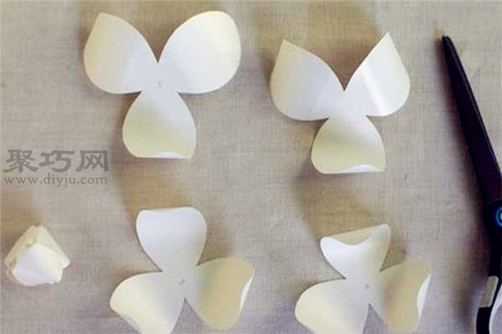 卡纸手工制作栀子花教程