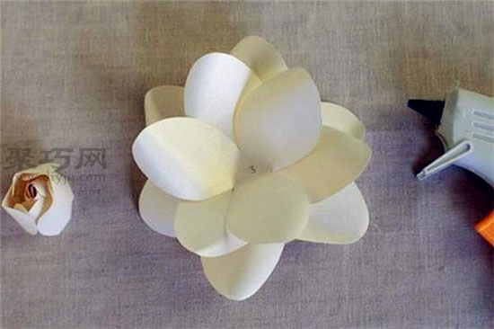 卡纸手工制作栀子花教程