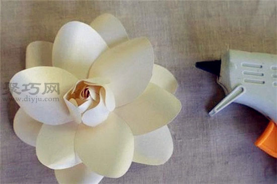 卡纸手工制作栀子花教程