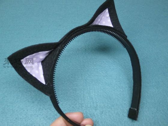 自己动手来制作一个可爱的猫耳朵发箍
