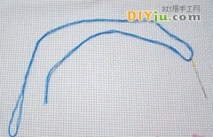 十字绣起针收针图解教程