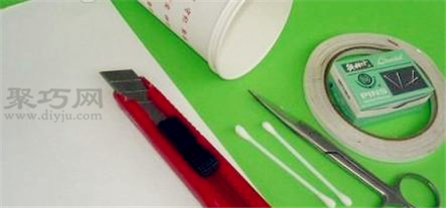 一次性纸杯变废为宝手工制作田园椅子