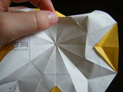 太阳花折纸图解
