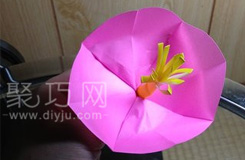 教你如何折纸扶桑花 扶桑花折纸图解