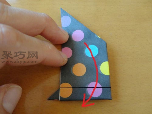 折纸胡蝶步骤3
