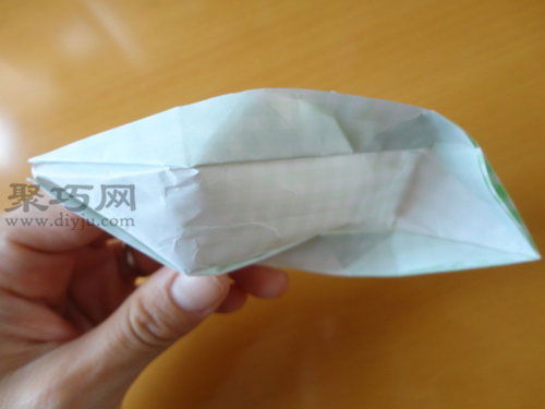 简单折纸船步骤图解9