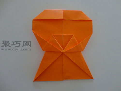 卡通小鸡的折法图解