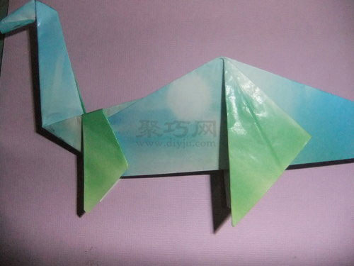 用纸怎么折恐龙